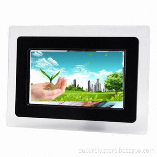 7-inch Digital Photo Frames with Photo Browse, Video, Music Playback and Remote Control